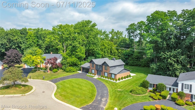 5534 Apple Ridge Trl, West Bloomfield, MI 48322 - aerial view