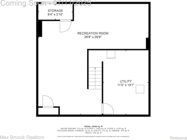5534 Apple Ridge Trl, West Bloomfield, MI 48322 - view of floor plan / room layout