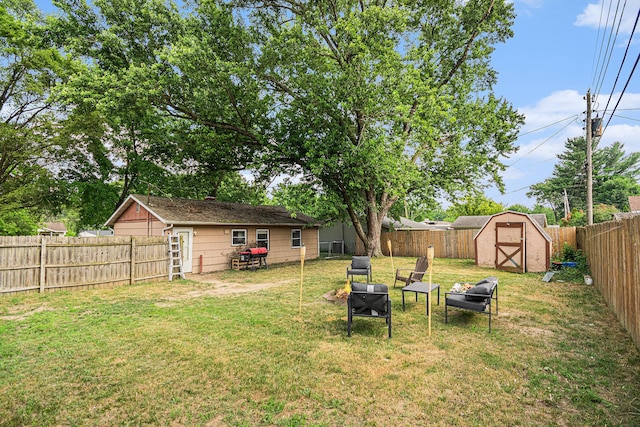 2416 S 16th, Niles, MI 49120 - fenced backyard with a storage unit