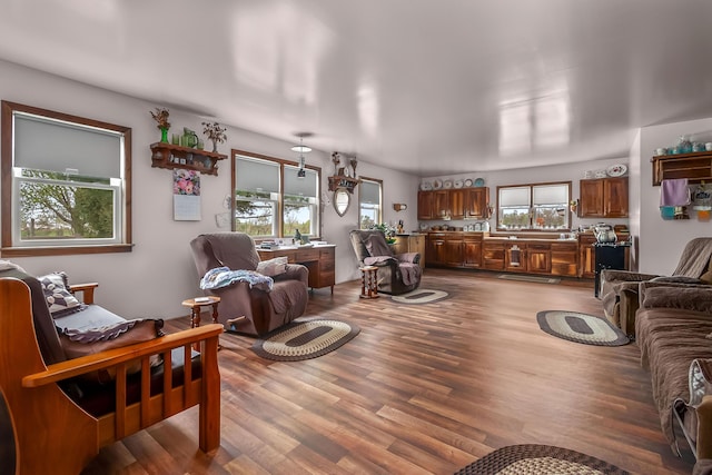 810 Newton Rd, Coldwater, MI 49036 - living room with wood finished floors