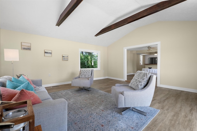 5743 107th Ave, Pullman, MI 49450 - living room featuring wood finished floors and baseboards