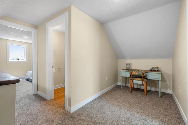 5743 107th Ave, Pullman, MI 49450 - office featuring carpet and vaulted ceiling