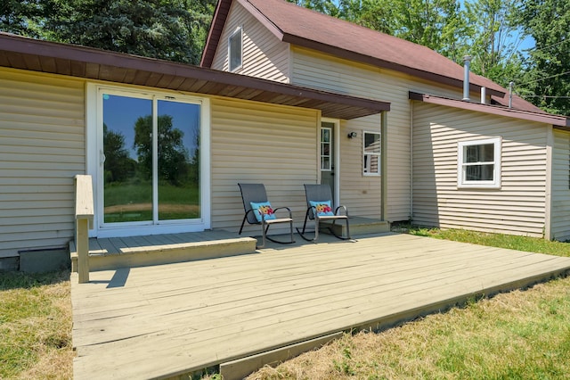 5743 107th Ave, Pullman, MI 49450 - view of deck