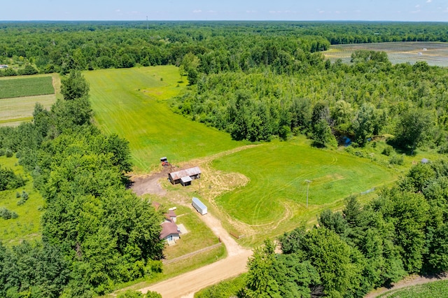 5743 107th Ave, Pullman, MI 49450 - overview of rural landscape featuring a forest