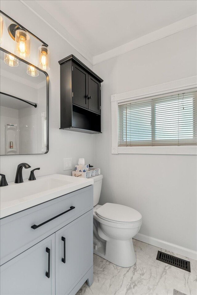 34066 Orangelawn St, Livonia, MI 48150 - full bath featuring vanity and marble finish flooring
