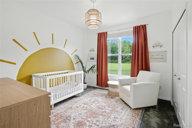 27245 Ritter Blvd, Flat Rock, MI 48134 - carpeted bedroom featuring a nursery area