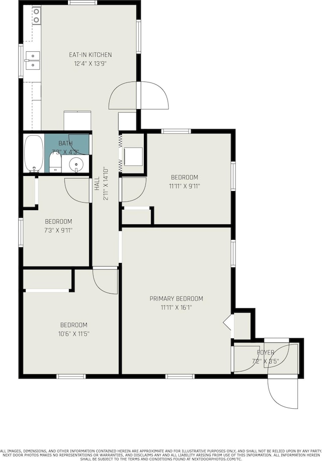 1638 Superior St, Niles, MI 49120 - view of floor plan / room layout
