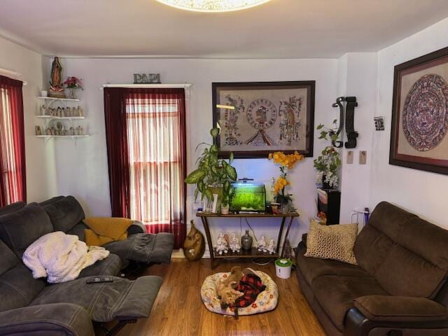 908 Hall St SE, Grand Rapids, MI 49507 - living area featuring wood finished floors