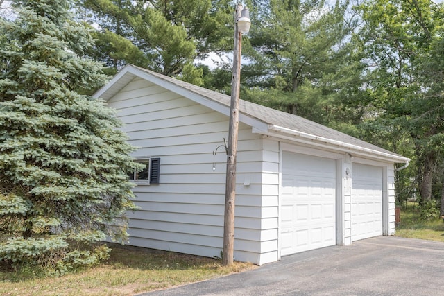 425 6th St, Baldwin, MI 49304 - view of detached garage