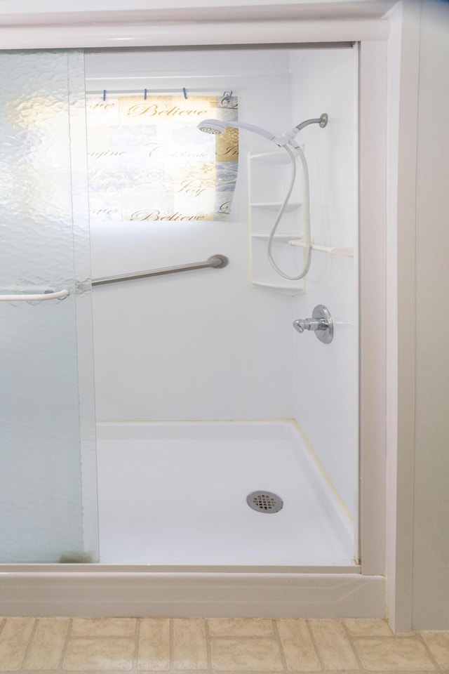425 6th St, Baldwin, MI 49304 - bathroom with a stall shower