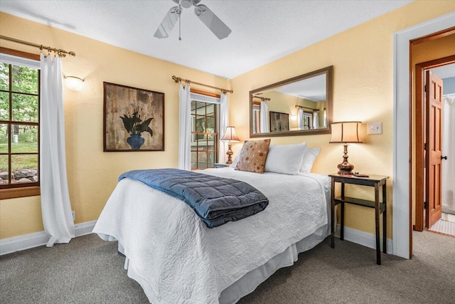 5515 Kaiser Rd, Sawyer, MI 49125 - bedroom with carpet flooring and ceiling fan