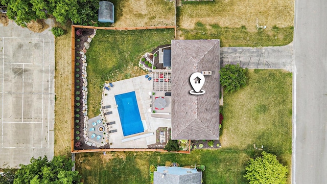 1440 Chevelle, Jenison, MI 49428 - aerial view of a pool