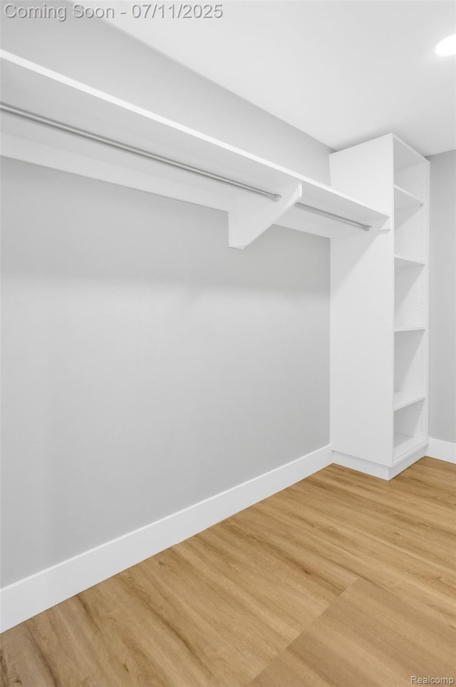 22222 Evergreen St, Macomb, MI 48082 - walk in closet featuring light wood finished floors