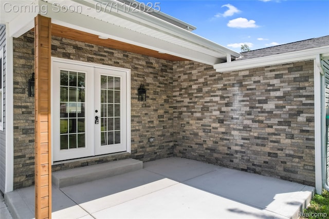 22222 Evergreen St, Macomb, MI 48082 - view of patio with french doors