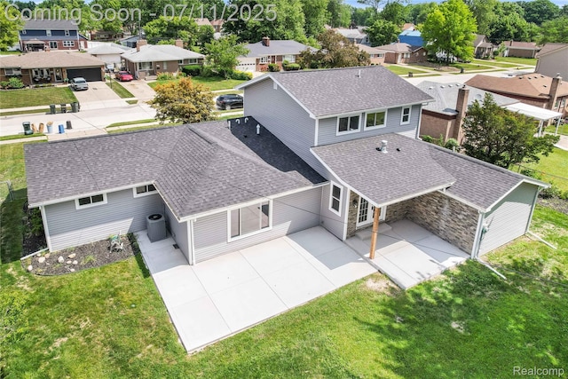 22222 Evergreen St, Macomb, MI 48082 - aerial perspective of suburban area