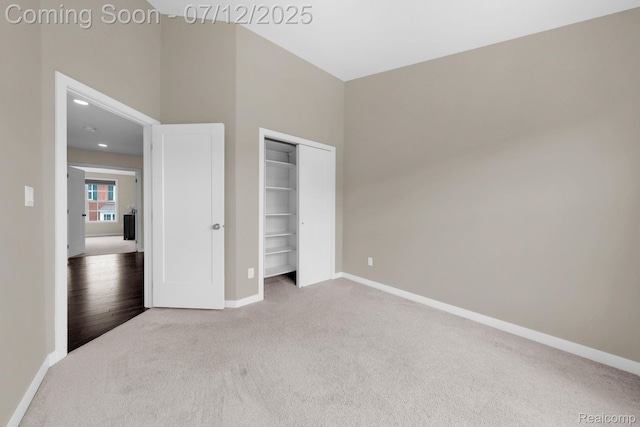 2825 Ridington Rd, Ann Arbor, MI 48105 - unfurnished bedroom featuring carpet floors and a closet