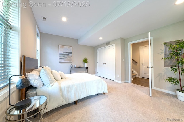 2825 Ridington Rd, Ann Arbor, MI 48105 - carpeted bedroom with recessed lighting and baseboards