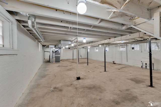 2651 Lakewood St, Detroit, MI 48215 - basement with heating unit and a sink