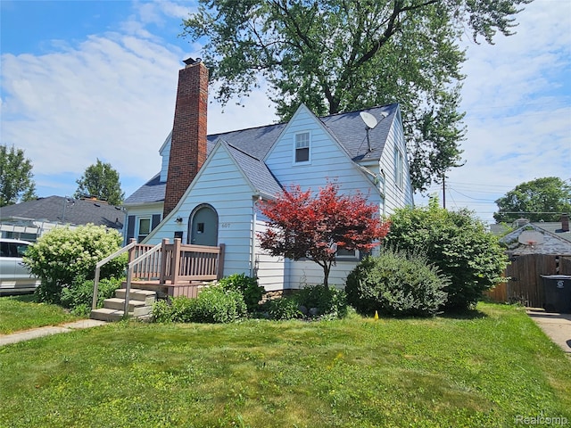 607 Roome Ct, Flint, MI 48503 - bungalow with a chimney