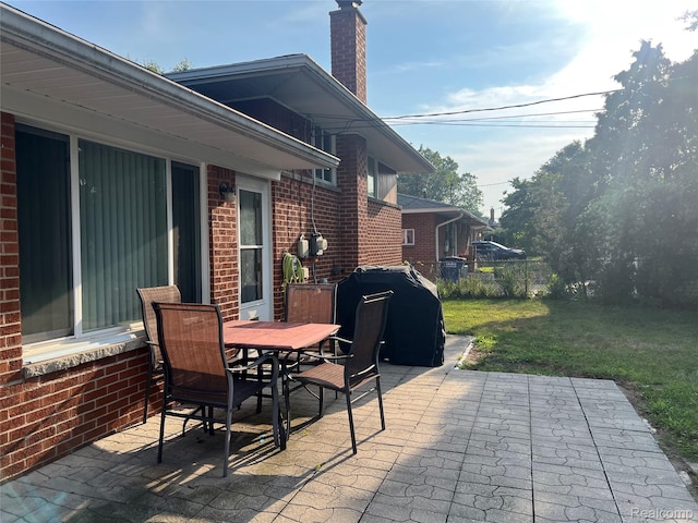 33158 Shawnee St, Westland, MI 48185 - view of patio with area for grilling and outdoor dining area