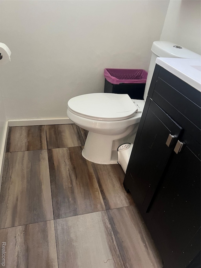 33158 Shawnee St, Westland, MI 48185 - half bathroom featuring wood finished floors and vanity