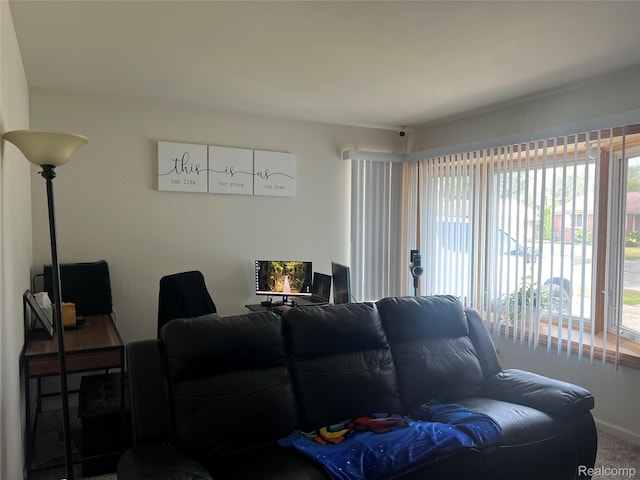 33158 Shawnee St, Westland, MI 48185 - carpeted living area with plenty of natural light