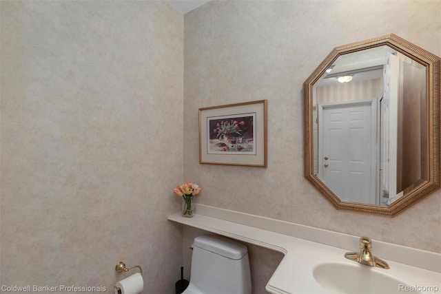 21600 Eastbrook Ct, Grosse Pointe Woods, MI 48236 - bathroom with a sink and toilet
