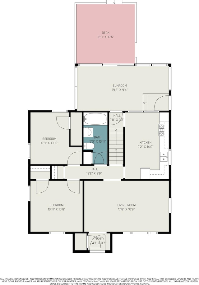 932 Parker Ave, Kalamazoo, MI 49008 - view of floor plan / room layout