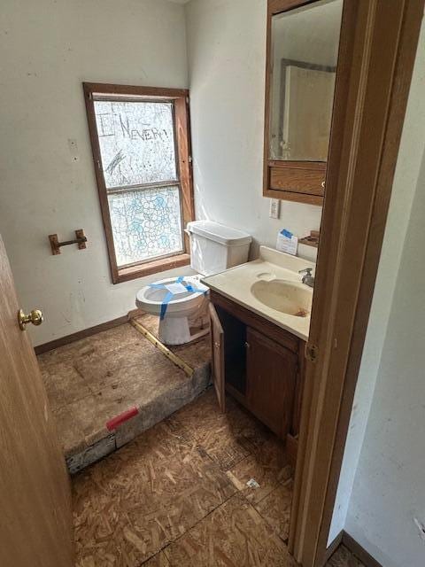 1675 E 8th St, White Cloud, MI 49349 - half bath with vanity and toilet