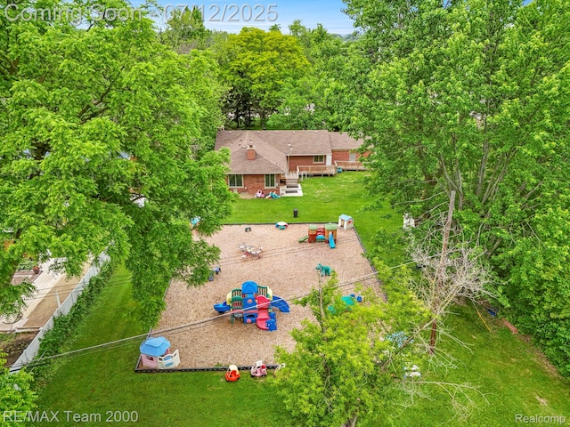 27055 Ann Arbor Trl, Dearborn Heights, MI 48127 - aerial view of property and surrounding area