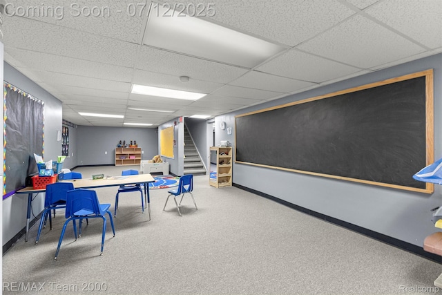 27055 Ann Arbor Trl, Dearborn Heights, MI 48127 - office space featuring a drop ceiling and carpet floors