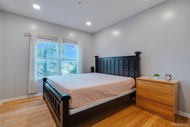 41666 Tera Ln, Novi, MI 48375 - bedroom with light wood-style flooring and recessed lighting