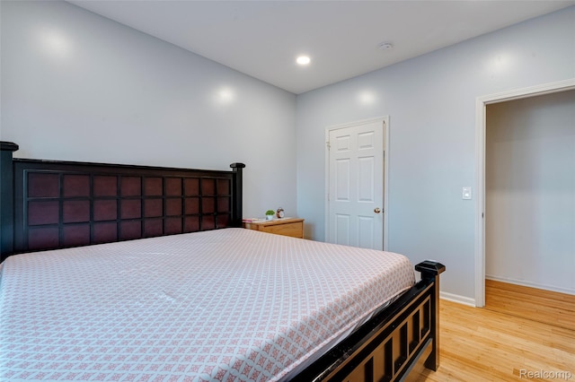 41666 Tera Ln, Novi, MI 48375 - bedroom with light wood-type flooring and recessed lighting