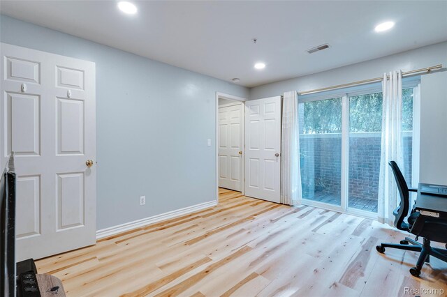 41666 Tera Ln, Novi, MI 48375 - unfurnished office featuring wood finished floors and recessed lighting