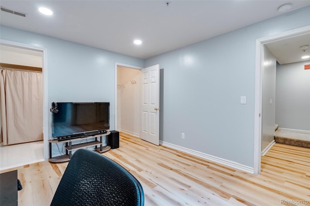 41666 Tera Ln, Novi, MI 48375 - home office with wood finished floors and recessed lighting