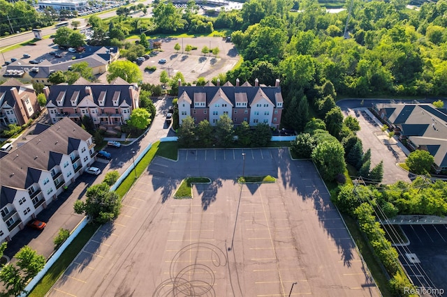 41666 Tera Ln, Novi, MI 48375 - aerial view of property's location with nearby suburban area