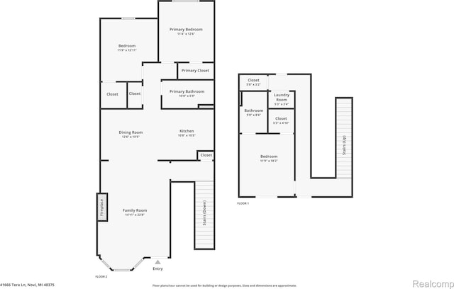 41666 Tera Ln, Novi, MI 48375 - view of home floor plan
