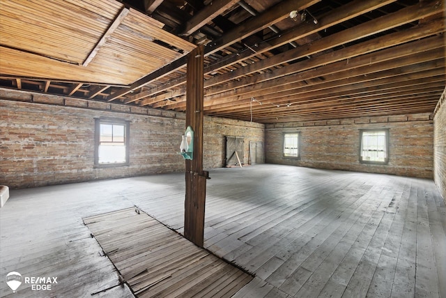 616 S Warren Ave, Saginaw, MI 48607 - miscellaneous room with hardwood / wood-style flooring