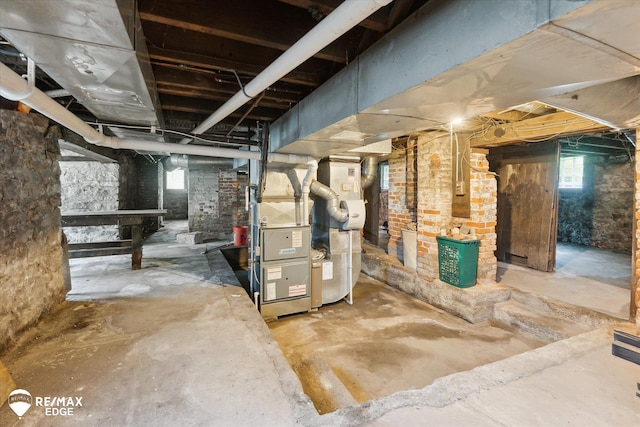 616 S Warren Ave, Saginaw, MI 48607 - below grade area with heating unit