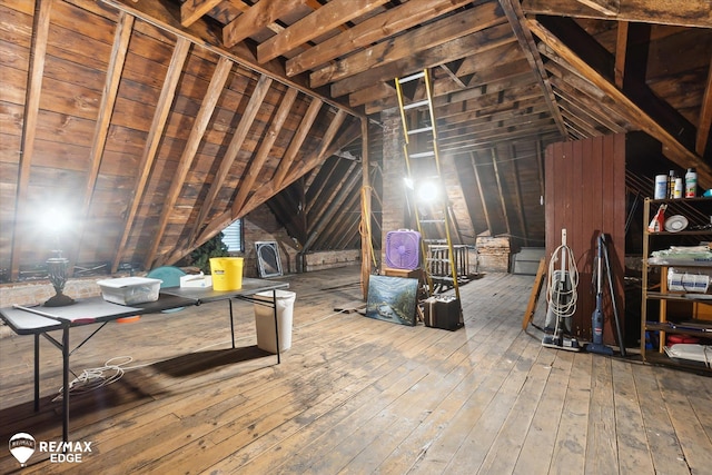 616 S Warren Ave, Saginaw, MI 48607 - view of unfinished attic