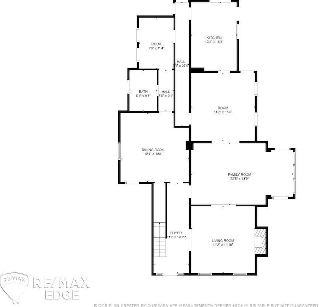 616 S Warren Ave, Saginaw, MI 48607 - view of floor plan / room layout