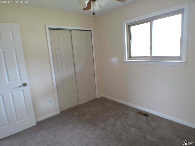 27354 Oakcrest Dr, Brownstown, MI 48183 - unfurnished bedroom featuring carpet and a closet