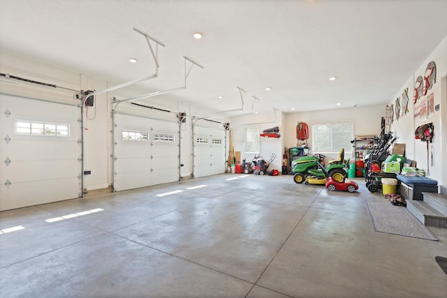 12529 E Tuscola Rd, Frankenmuth, MI 48734 - garage with recessed lighting