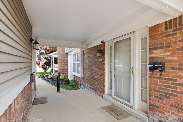 20918 W Glen Haven Cir, Novi, MI 48167 - doorway to property with brick siding