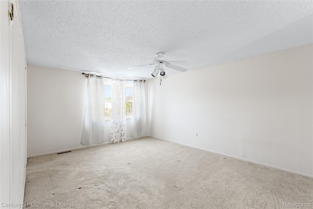 20918 W Glen Haven Cir, Novi, MI 48167 - unfurnished room with a ceiling fan, carpet floors, and a textured ceiling