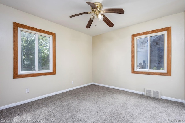20510 Rosemont Ave, Detroit, MI 48219 - empty room featuring carpet and ceiling fan