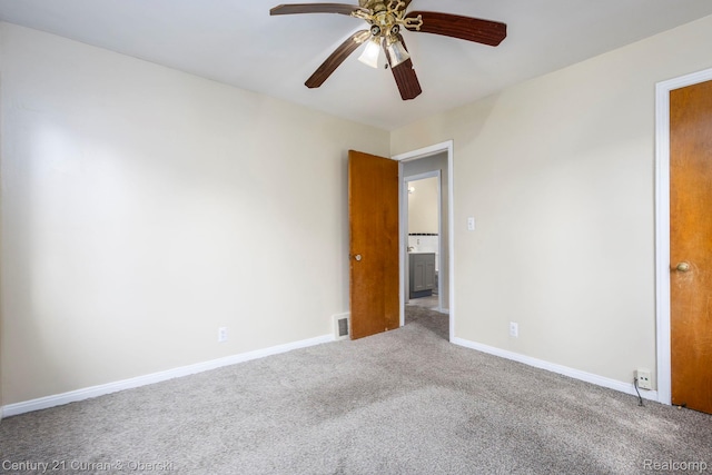 20510 Rosemont Ave, Detroit, MI 48219 - unfurnished bedroom with carpet floors and ceiling fan