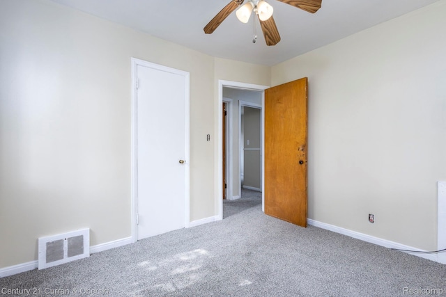 20510 Rosemont Ave, Detroit, MI 48219 - unfurnished bedroom with carpet floors and ceiling fan