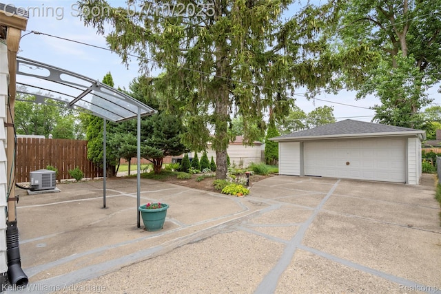 7536 Arcola St, Westland, MI 48185 - view of parking with a garage