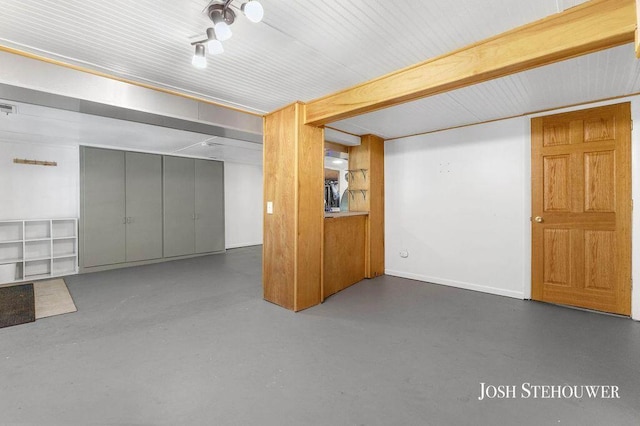 678 Pierce Rd, Plainwell, MI 49080 - view of finished basement